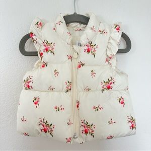 NWOT Baby Gap Girls Puffer Vest 0-6mos